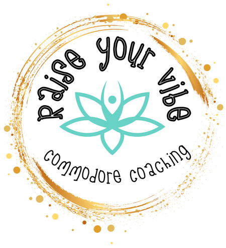 Commodore Coaching - Raise Your Vibe - Yoga - Meditation Classes - Logo